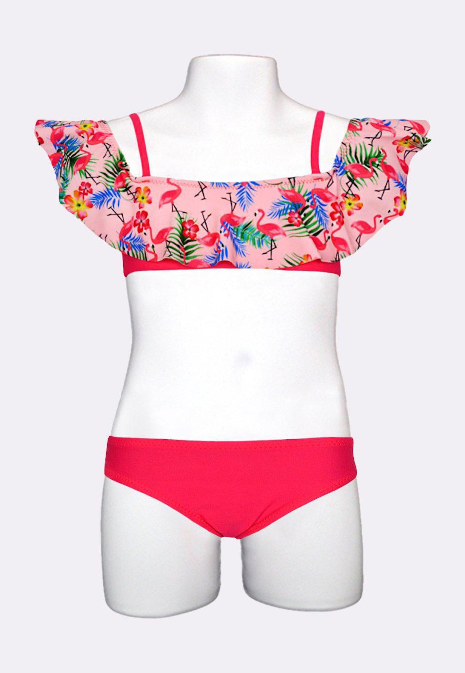 

Детский купальник с воланами Keyzi Flamingo small 98 Розовый