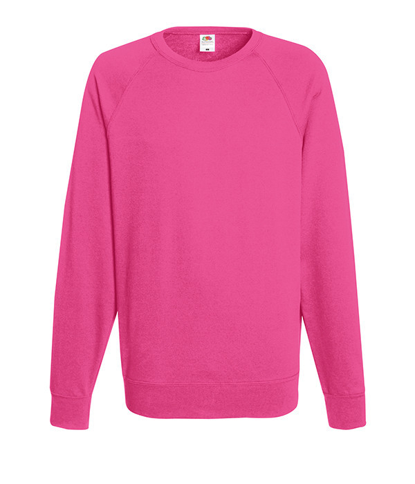 

Свитшот Fruit of the Loom Lightweight raglan sweat XXL Малиновый