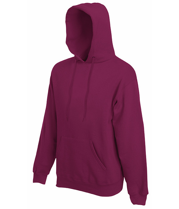 

Худи с капюшоном Fruit of the Loom Classic hooded sweat S Бордовый