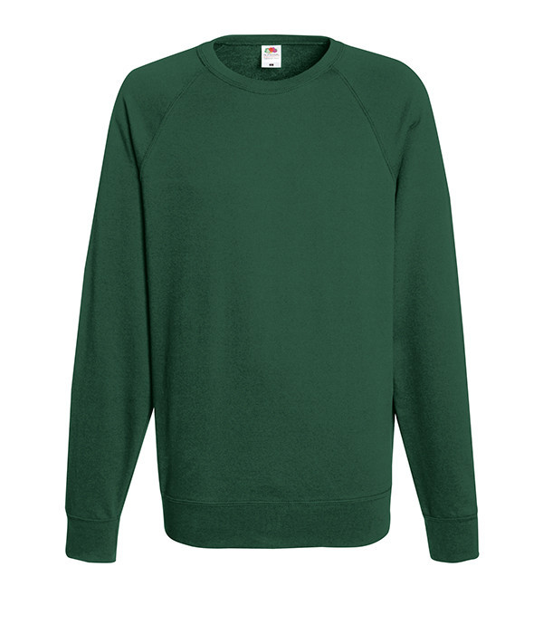 

Свитшот Fruit of the Loom Lightweight raglan sweat XL Темно-Зеленый