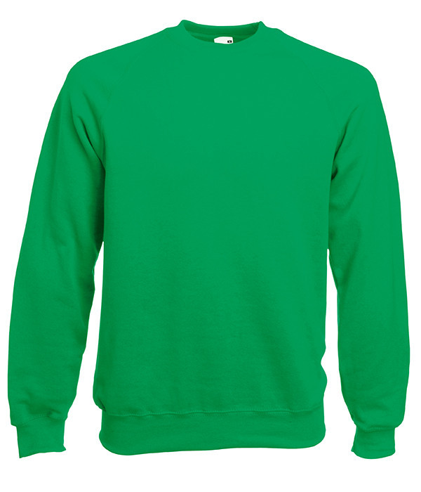 

Свитшот Fruit of the Loom Classic raglan sweat L Ярко-Зеленый