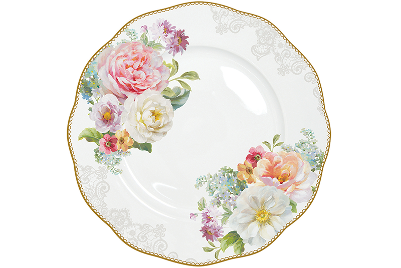 

Тарелка обеденная Easy Life (R2S) Romantic Lace 27см R0310#ROLC