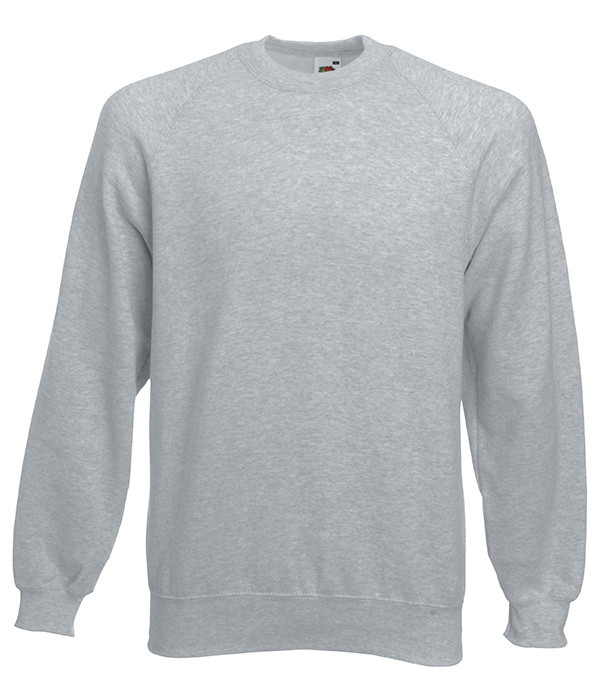 

Свитшот Fruit of the Loom Classic raglan sweat M Серо-Лиловый