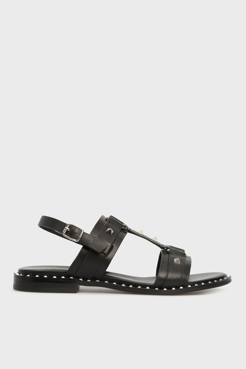 

Женские черные кожаные сандалии Preppy 36 18258SZ-74-1