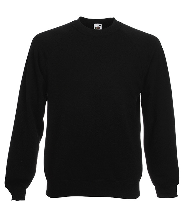

Свитшот Fruit of the Loom Classic raglan sweat XL Черный