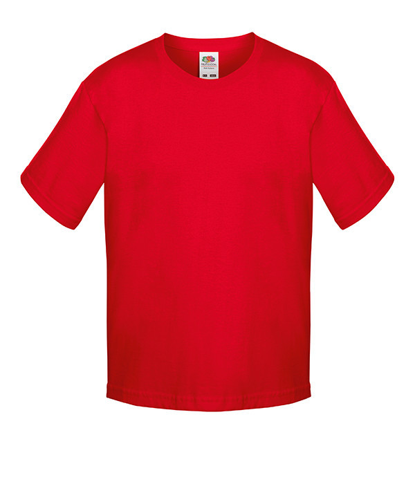 

Футболка Fruit of the Loom Sofspun kids Красный 152 см