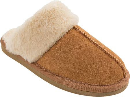 

Женские комнатные тапочки Minnetonka Chesney Scuff Cinnamon Suede 41