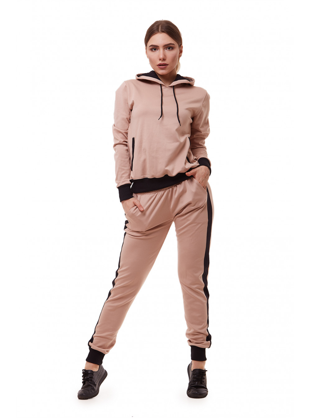 

Женский спортивный костюм GO fitness К0047 роз. M-L Розовый