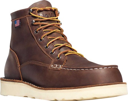 

Мужские ботинки Danner Bull Run Moc Toe 6" Cristy Steel Toe Boot Brown Full Grain Leather 40