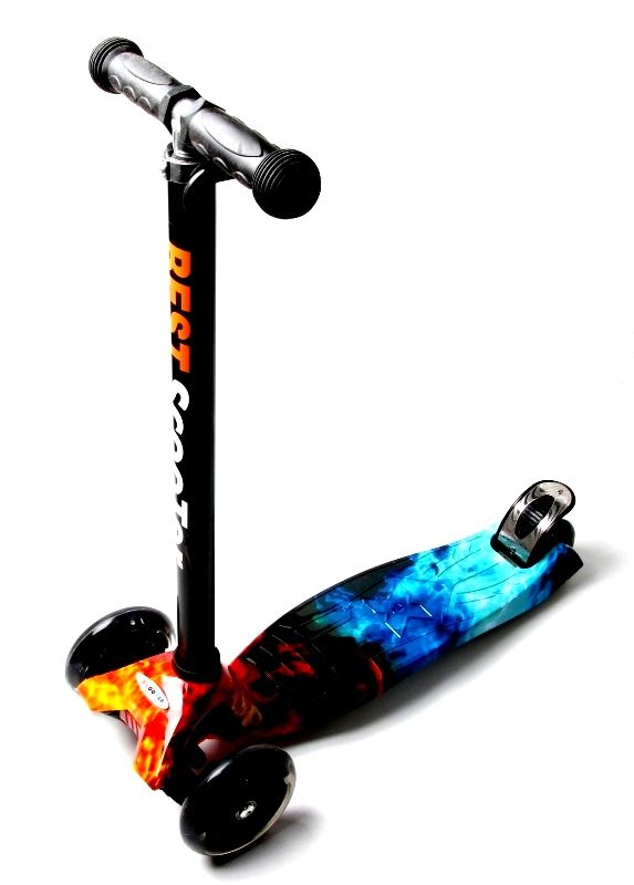 Самокат Scooter Maxi Светящиеся колеса Fire and Ice – низкие цены ...