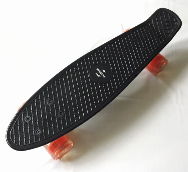 

Скейт Пенни Борд Zippy Board penny Светятся колеса Черный 54 см (ZL1)