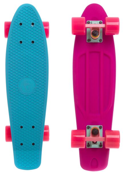 

Пенни Борд Penny Board Fish Skateboards Матовый Голубой Розовый 57 см (FSTT10)