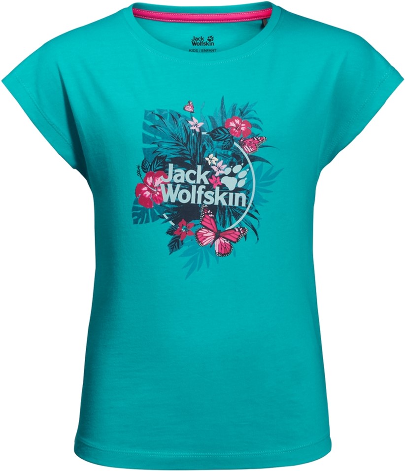 

Футболка Jack Wolfskin Tropical T Girls 1607851-1105 116 см