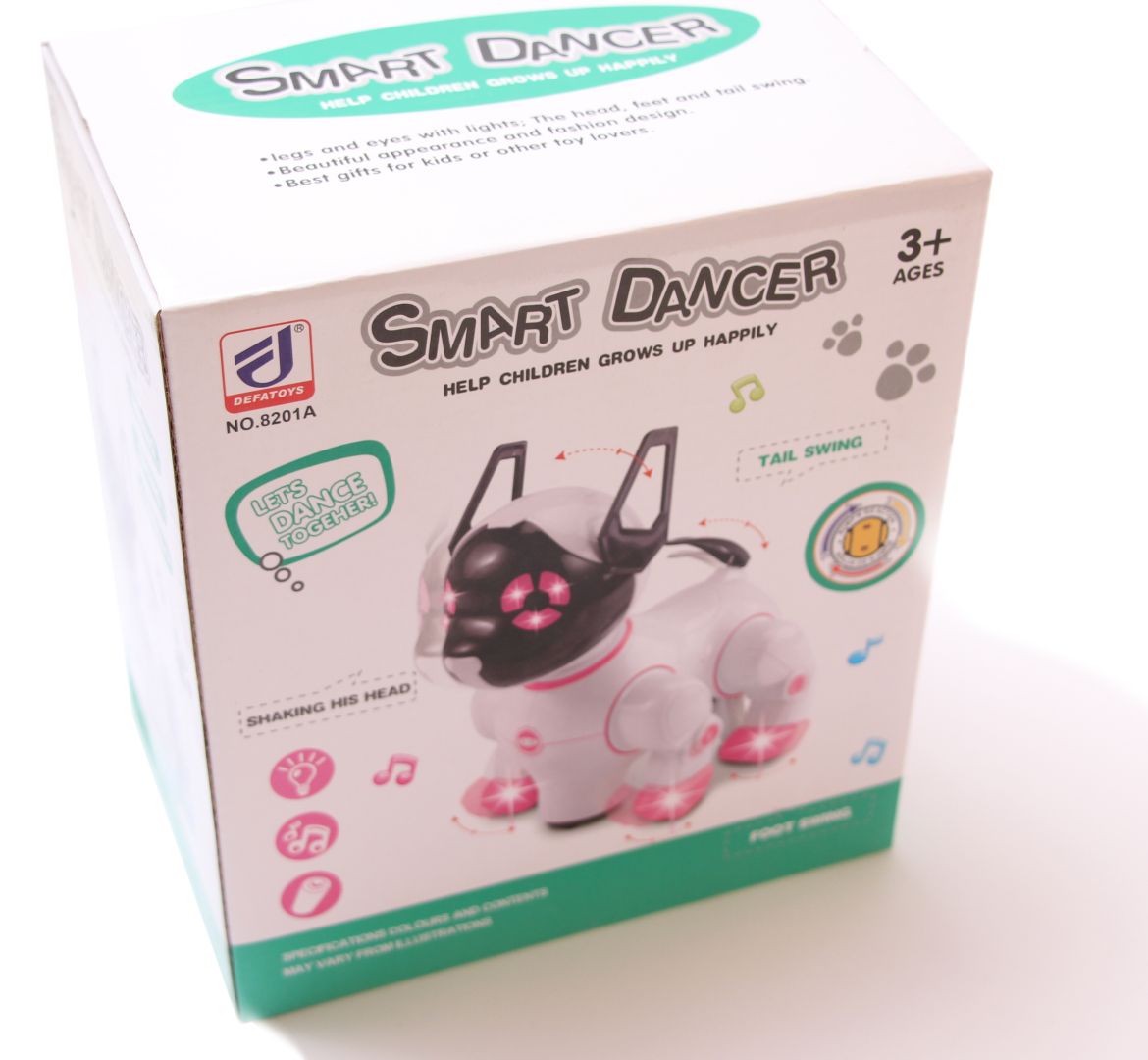 

Робот собака Defatoys Smart Dancer Pink