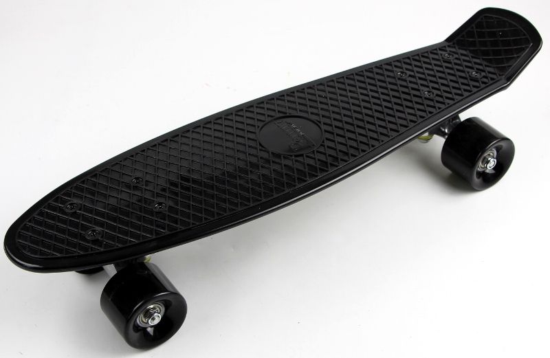 

Пенниборд Penny Board Black Черные Колеса