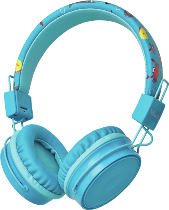 Акція на Наушники Trust Comi Bluetooth Wireless Kids Headphones Blue (23128) від Rozetka UA