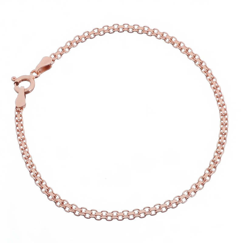 

Серебряный браслет Silvex925 позолоченный - бисмарк 065А 1/17