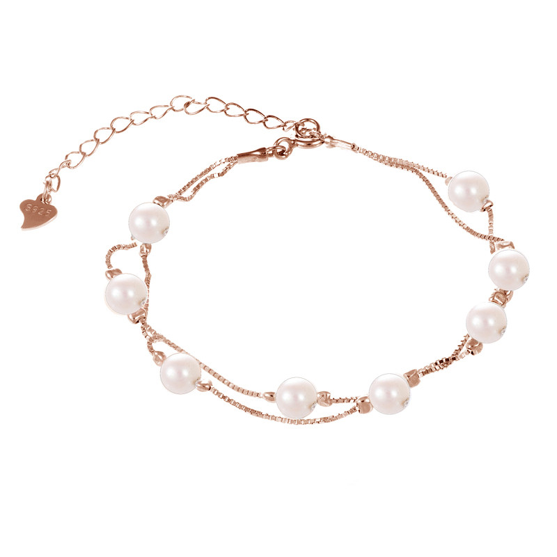 

Серебряный браслет Silvex925 с жемчугом БК3Ж/805