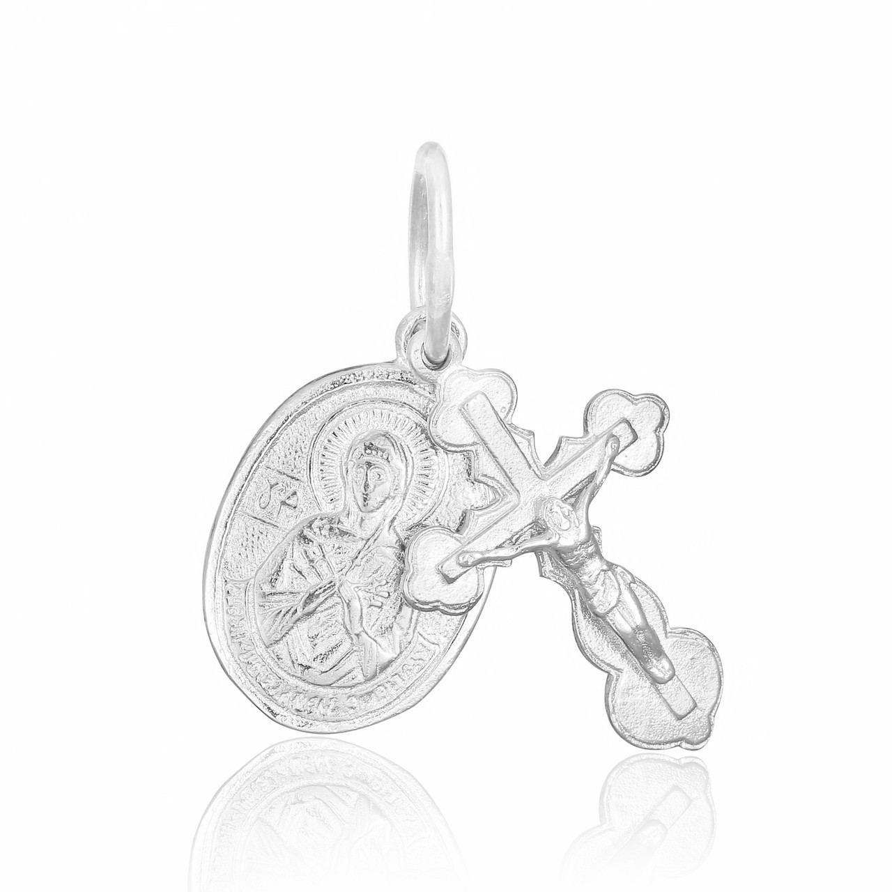 

Серебряная подвеска Silvex925 - "Крест с иконкой "Семистрельная"" П1/164