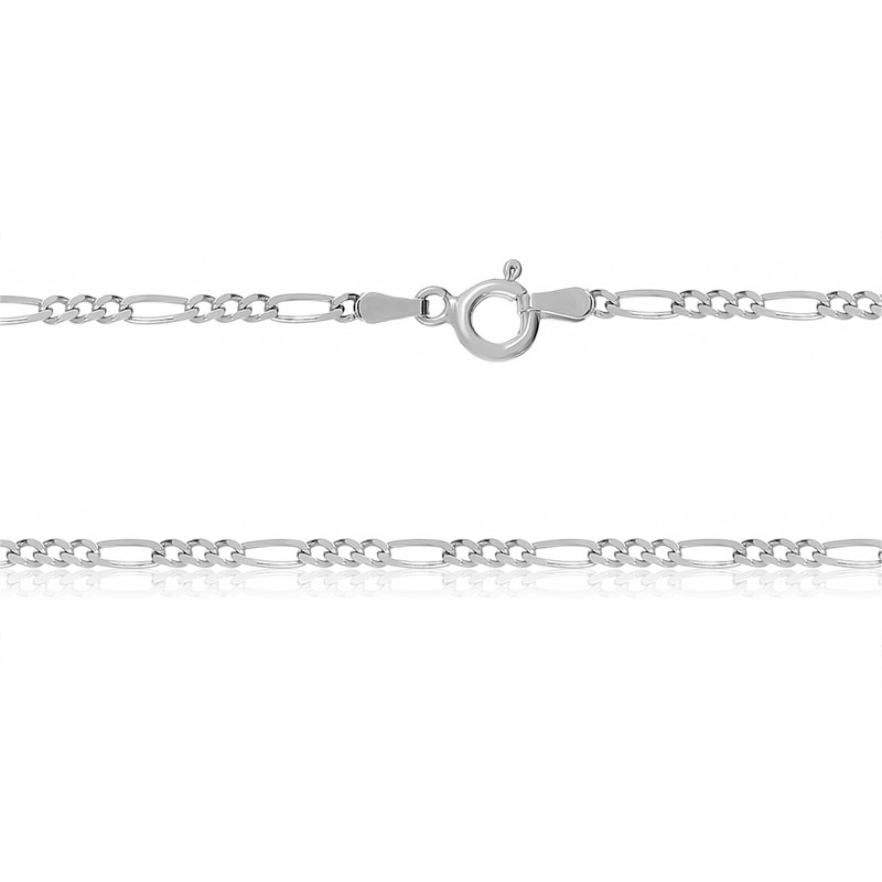 

Серебряная цепь Silvex925 родированная - картье 809Р 4/55, женская