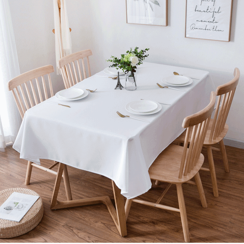 

Тефлоновая Скатерть Tablecloth Белая Однотонная 110*150 см