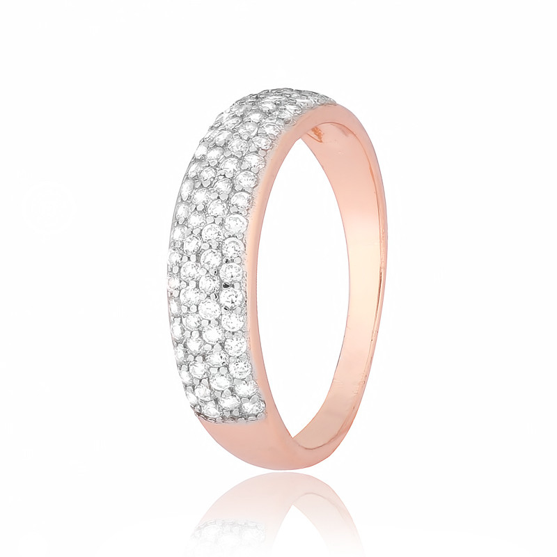 

Серебряное кольцо позолоченное с фианитом Silvex925 КК3Ф/468 - 18
