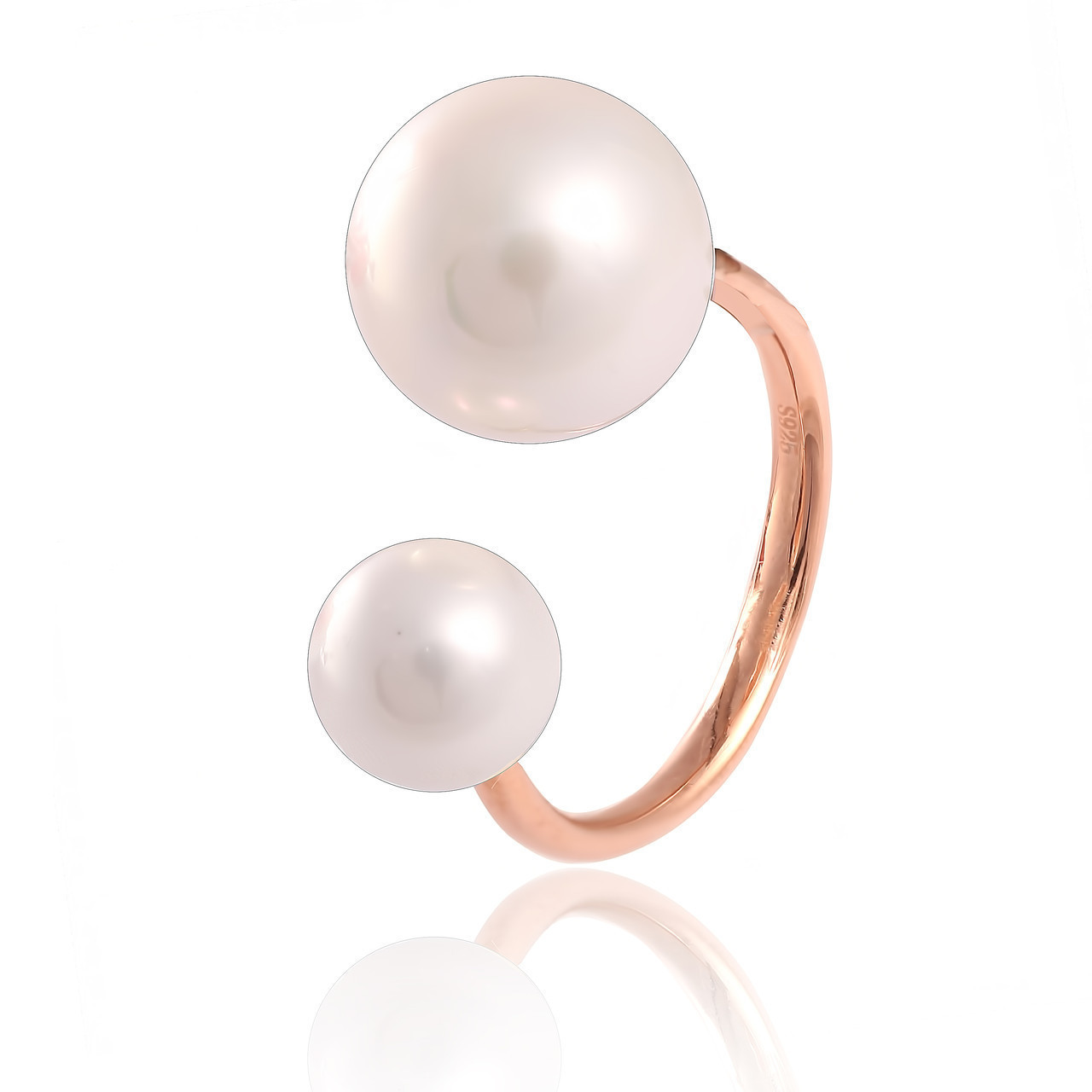 

Серебряное кольцо с жемчугом Silvex925 в стиле "Chanel" К3Ж/809