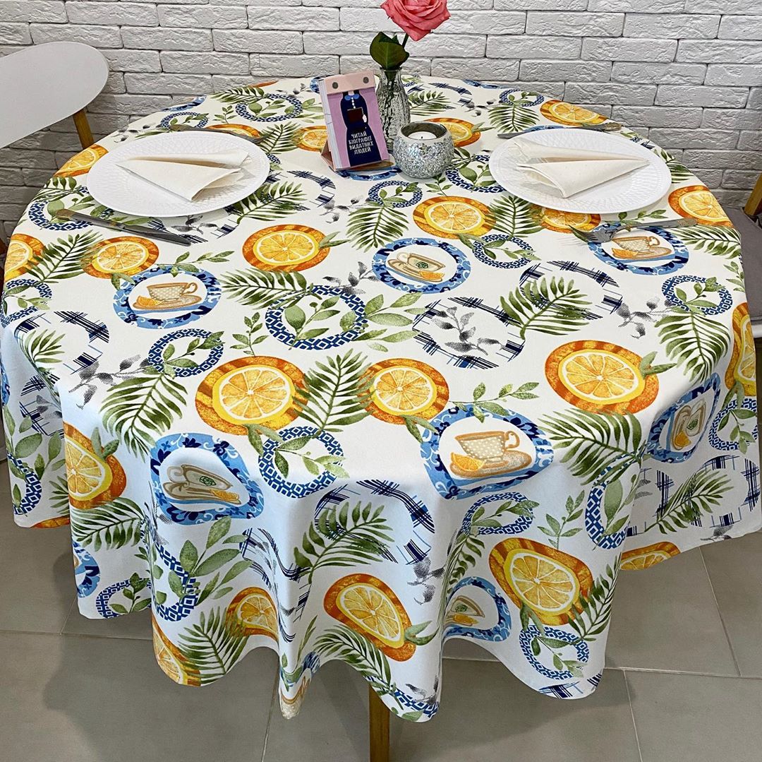 

Тефлоновая Скатерть Tablecloth Апельсины 110*150 см