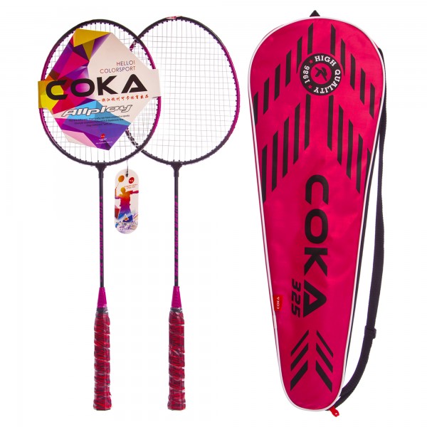 

Набор для бадминтона 2 ракетки в чехле COKA 325 Pink (PS02233)