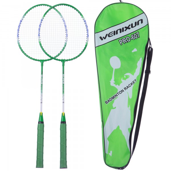 

Набор для бадминтона 2 ракетки в чехле WEINIXUN PRO-607 Green (PS02257)