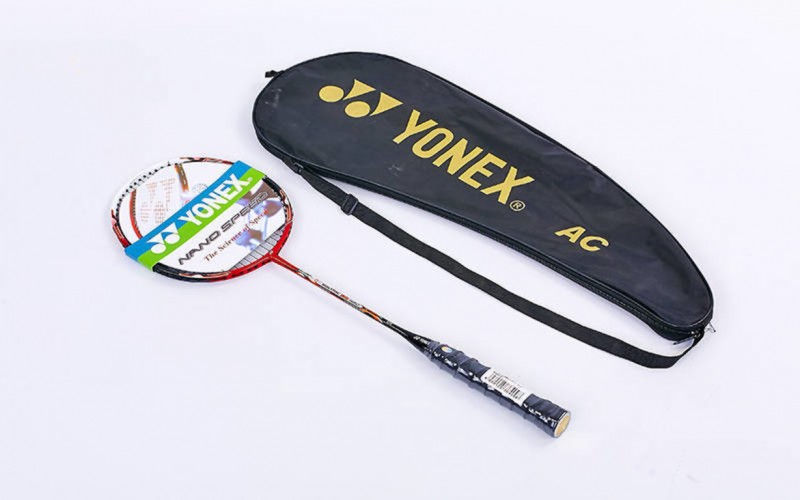 

Ракетка для бадминтона профессиональная 1 штука в чехле YONEX VOLTRIC 50 BD-5670-1 Black (PS02292)