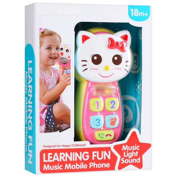 

Интерактивный телефон Bambi 35852AB Котик (BAM000273)