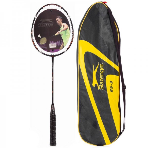

Ракетка для бадминтона 1штука в чехле SLAZENGER BS-3 Black (PS02286)