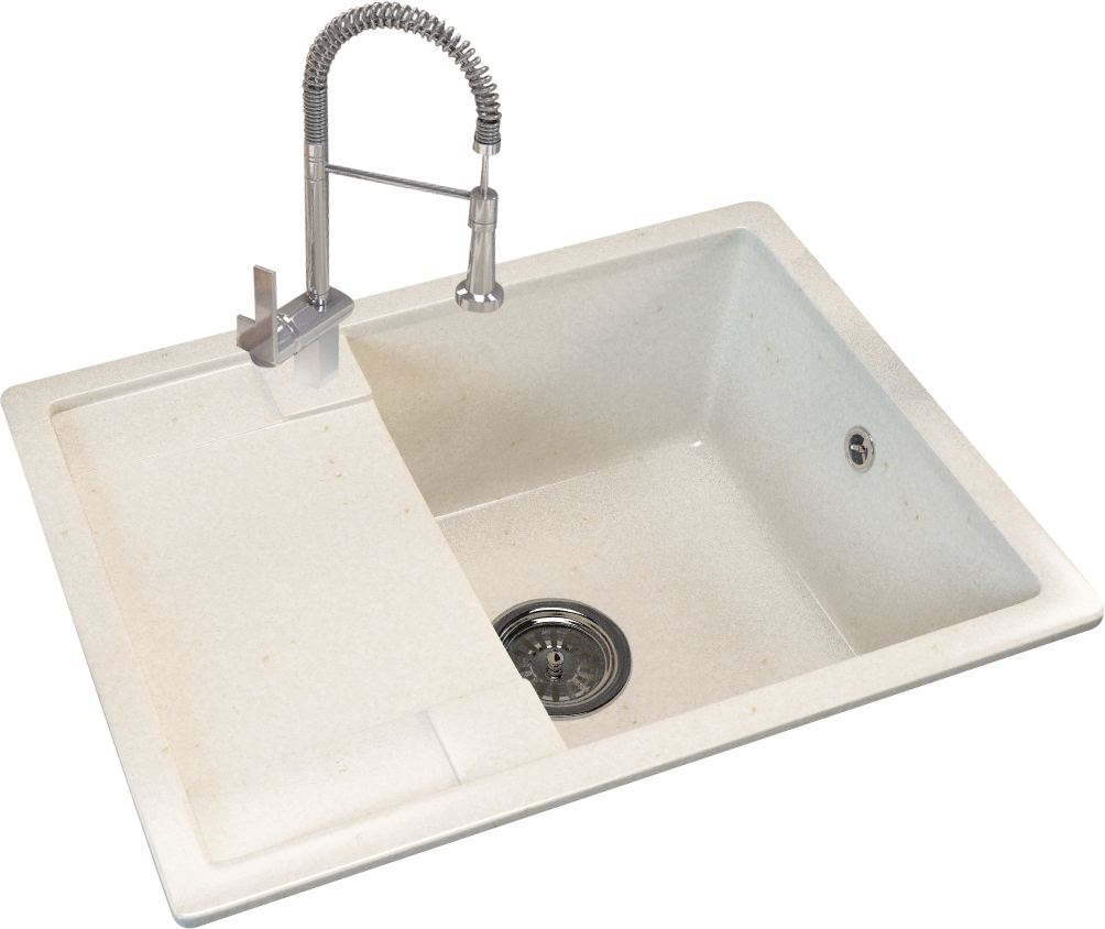 

Кухонная мойка из камня MOKO Modena Onyx Bianco Слоновая кость