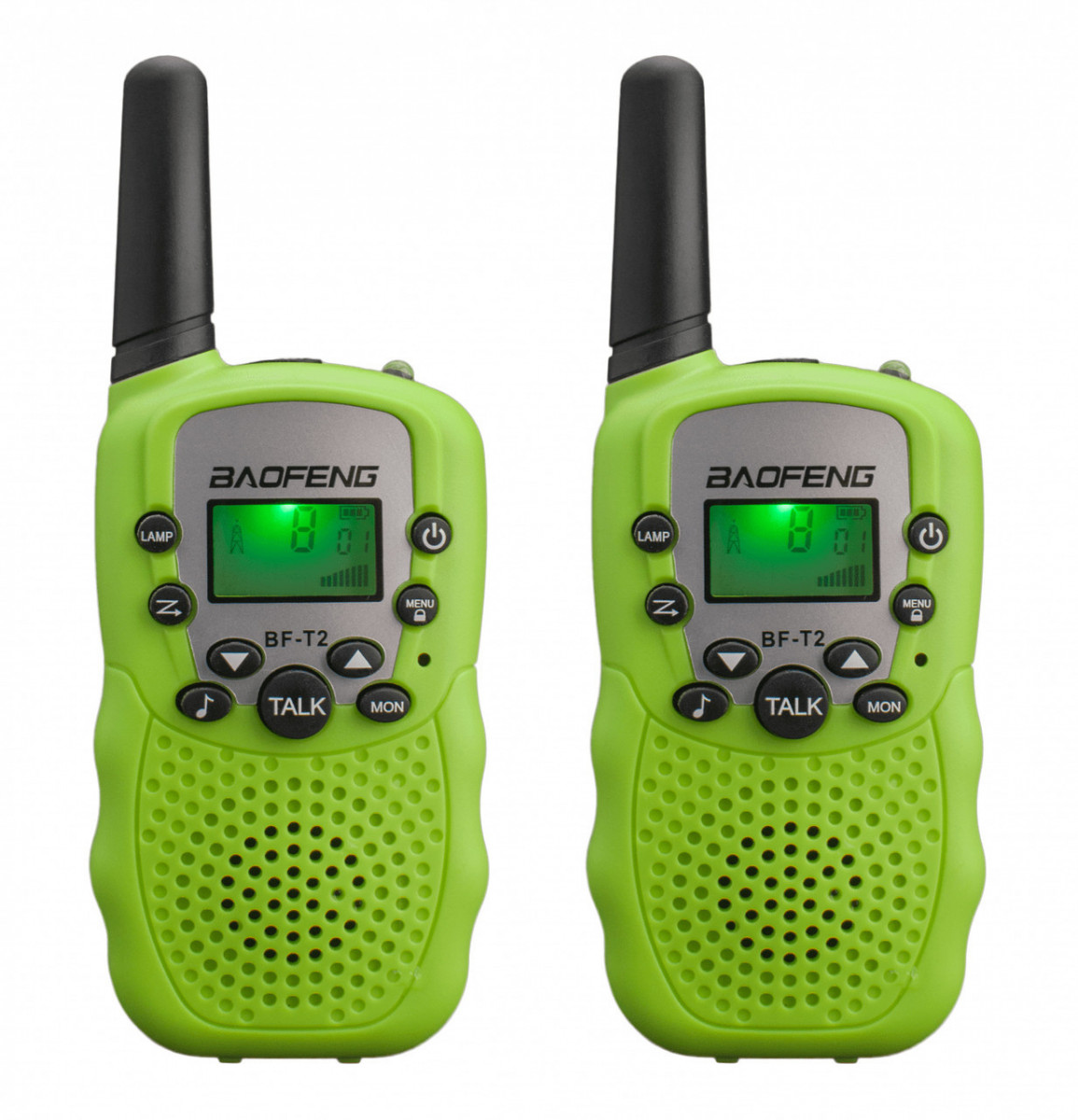 

Рация Baofeng MiNi BF-T2 PMR446 2шт Салатовый