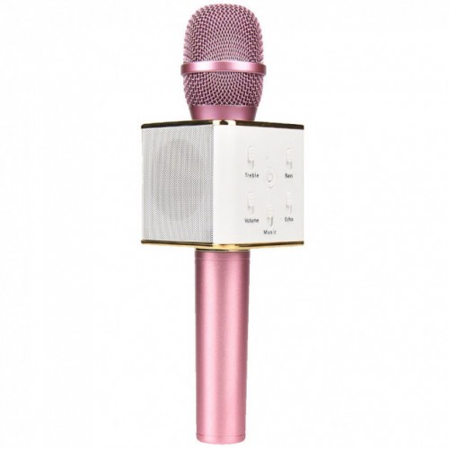 

Беспроводной Караоке Микрофон Bluetooth Usb Q7 Розовый (D2)