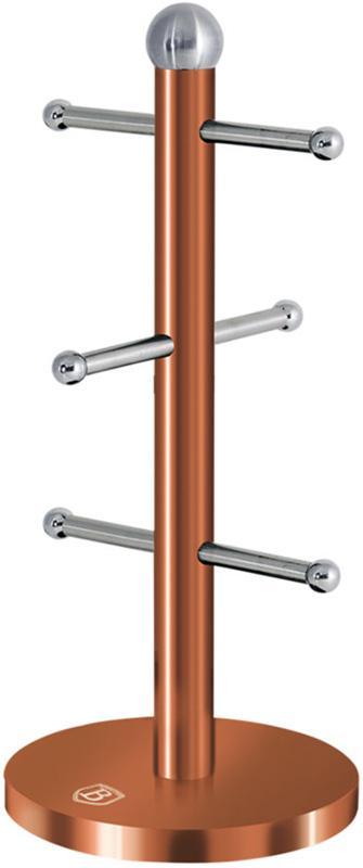 

Стойка для 6 чашек Berlinger Haus Rose Gold 15х34см, нержавеющая сталь