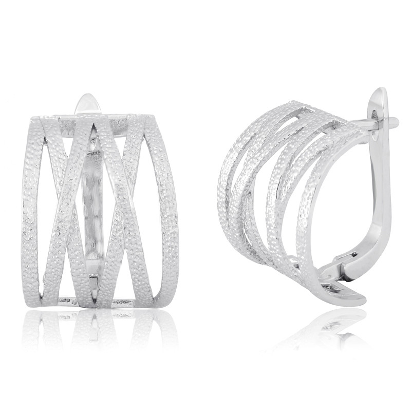 

Серебряные серьги Silvex925 СК2/069, с английской застежкой