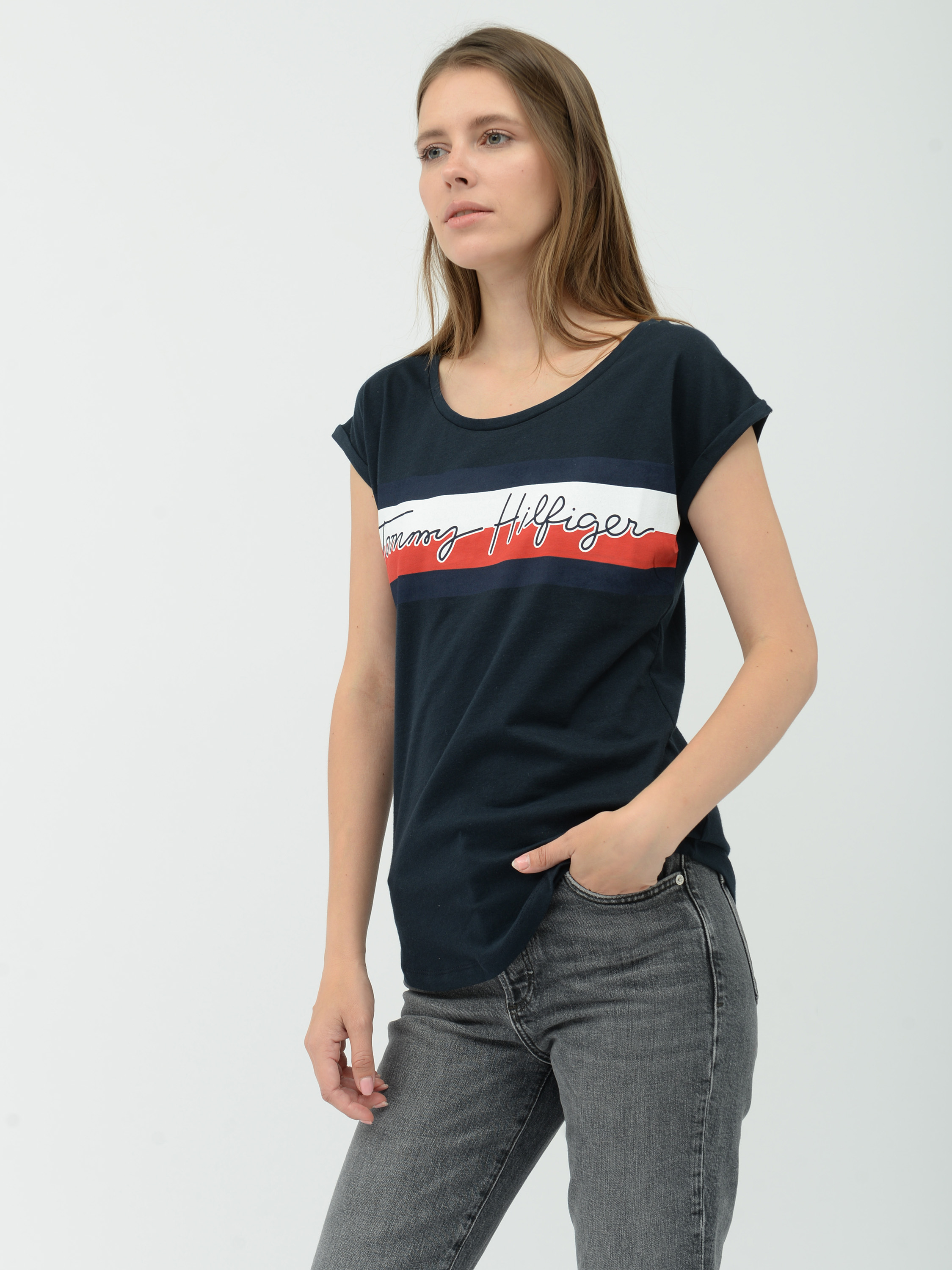 

Футболка Tommy Hilfiger 10045.1 M (44) Темно-синяя