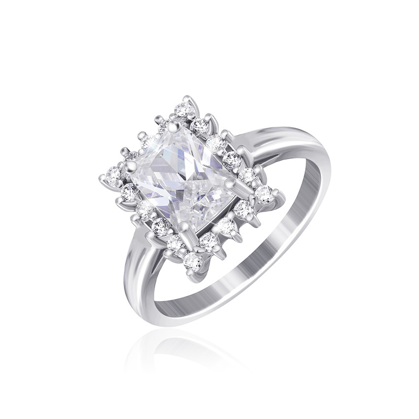 

Серебряное кольцо с фианитом Silvex925 КК2Ф/380 - 17,5