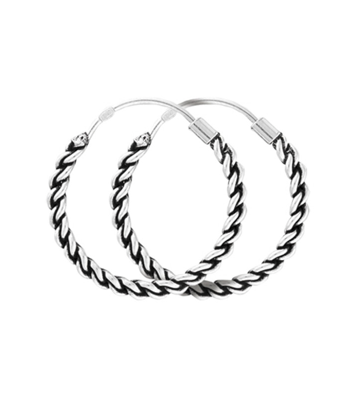 

Серебряные серьги Silvex925 С5/330, с застежкой "Конго"