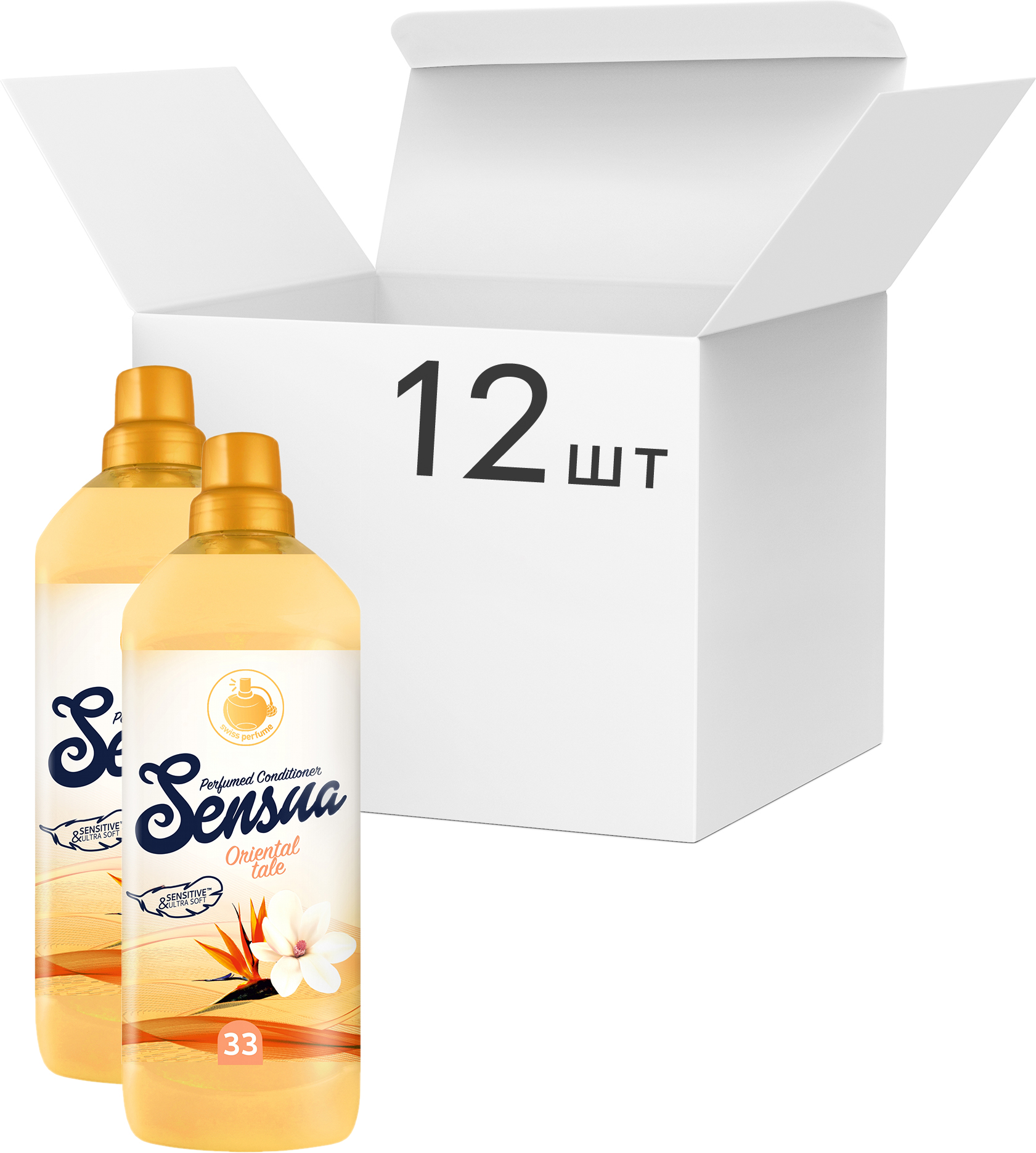 

Упаковка ополаскивателя - кондиционера Sensua Восточная Сказка 1 л х 12 шт