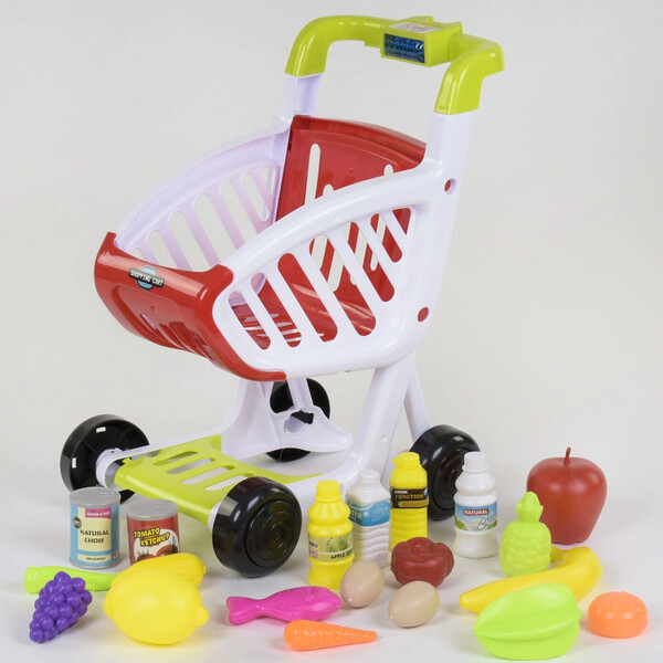 

Игровой набор Beidi Yuan Toys No275 Тележка с продуктами со звуковыми эффектами