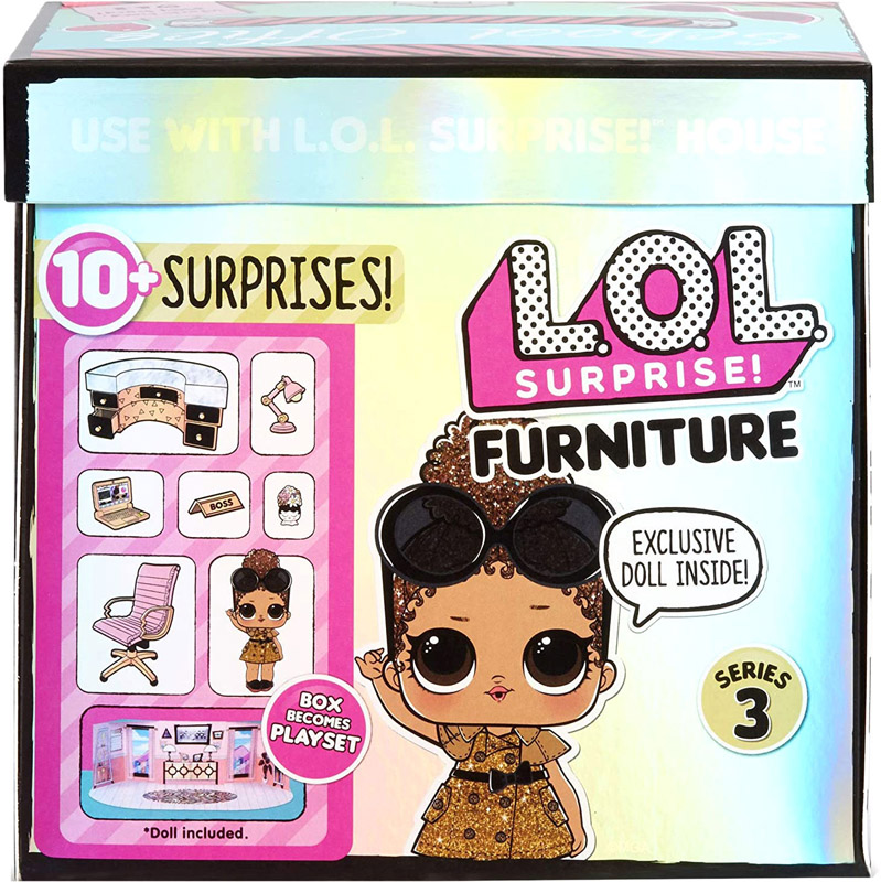 

Игровой набор с куклой L.O.L. Surprise! Furniture S3 - Кабинет Леди-босс (570042)