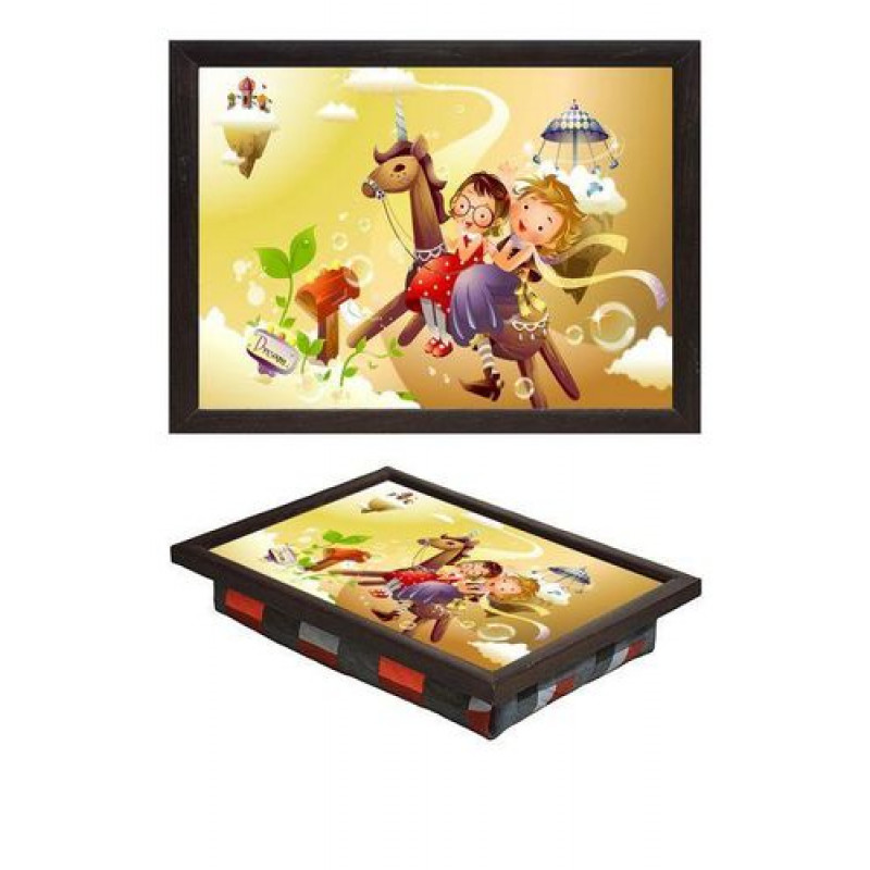 

Мини Поднос на Подушке для Завтрака Champion "Детство Приключения" (34 х 25 х 5 см) Ясень