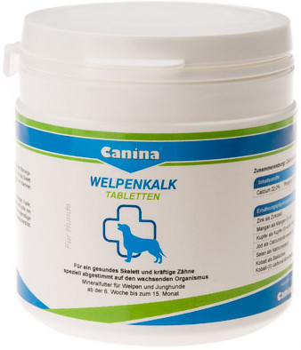 

Таблетки для щенков Canina Welpenkalk 350 г 350 таблеток (4027565120758)
