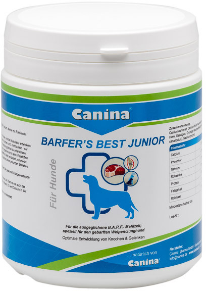 

Витаминный комплекс при натуральном кормлении Canina Barfer Best Junior 850 г