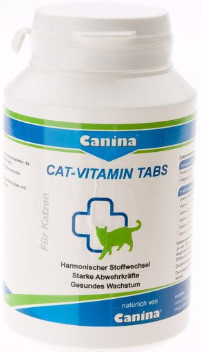 

Витаминный комплекс для котов Canina Cat-Vitamin Tabs 50 г / 100 шт (4027565210312)