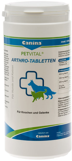 

Таблетки для суставов Canina Petvital Arthro-Tabl 1000 шт