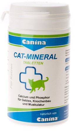 

Поливитаминный комплекс Canina Cat-Mineral Tabs 150 г / 300 таблеток